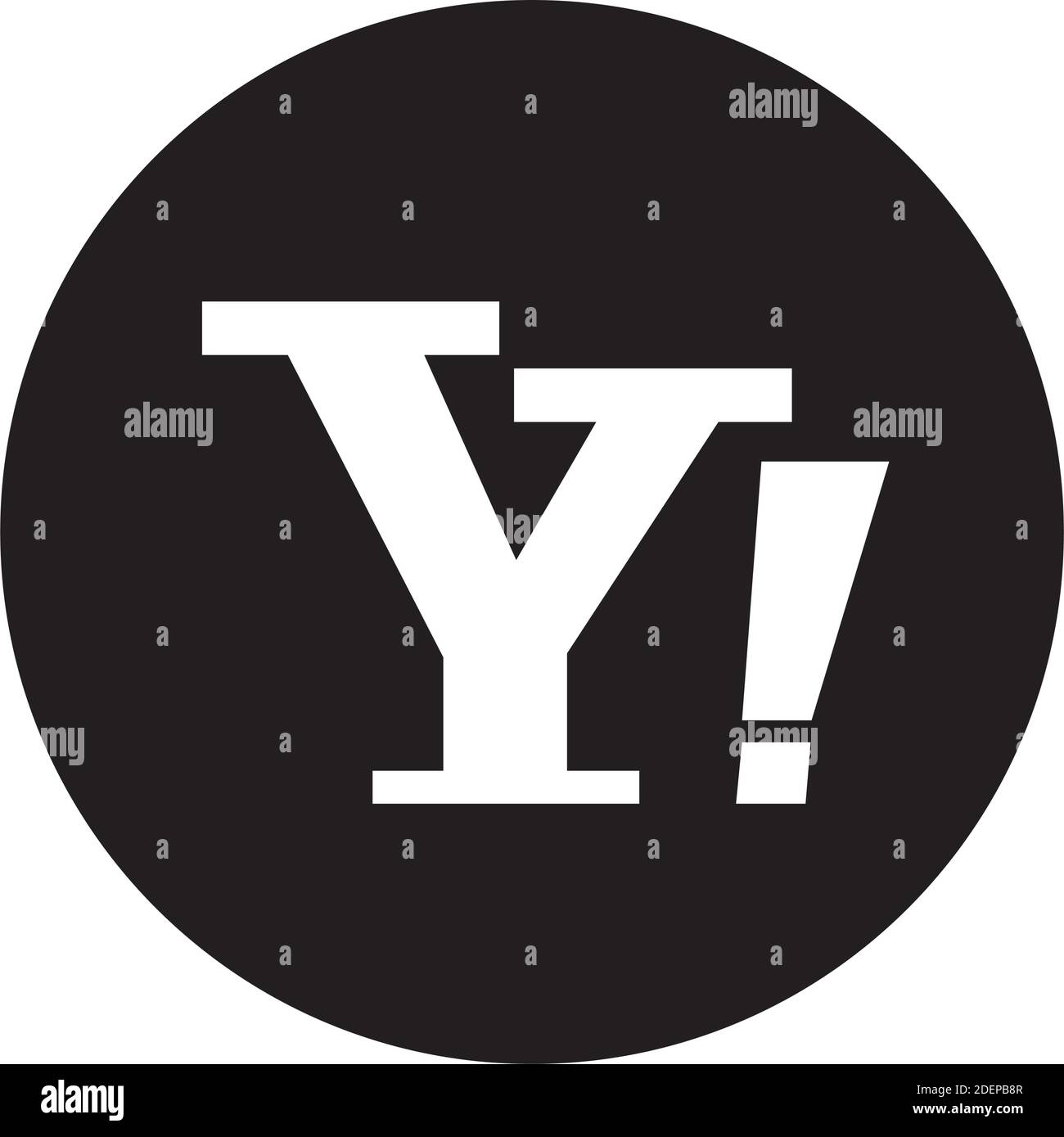 Yahoo logo Imágenes de stock en blanco y negro - Alamy