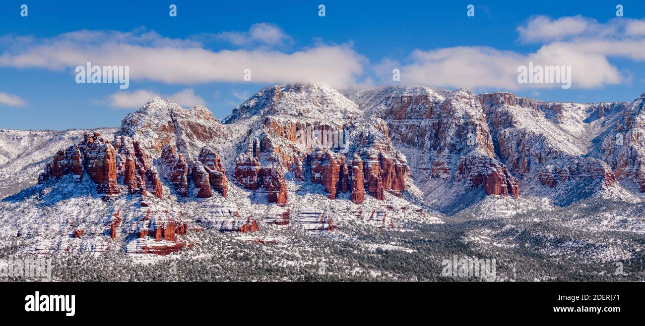 Invierno en Sedona, Arizona, Estados Unidos. Foto de stock