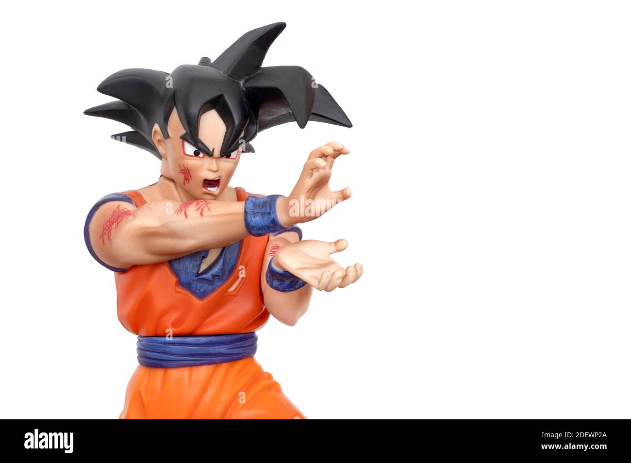 Figura de acción coleccionable de son Goku, personaje ficticio y  protagonista principal de la serie de manga Dragon Ball creada por Akira  Toriyama Fotografía de stock - Alamy