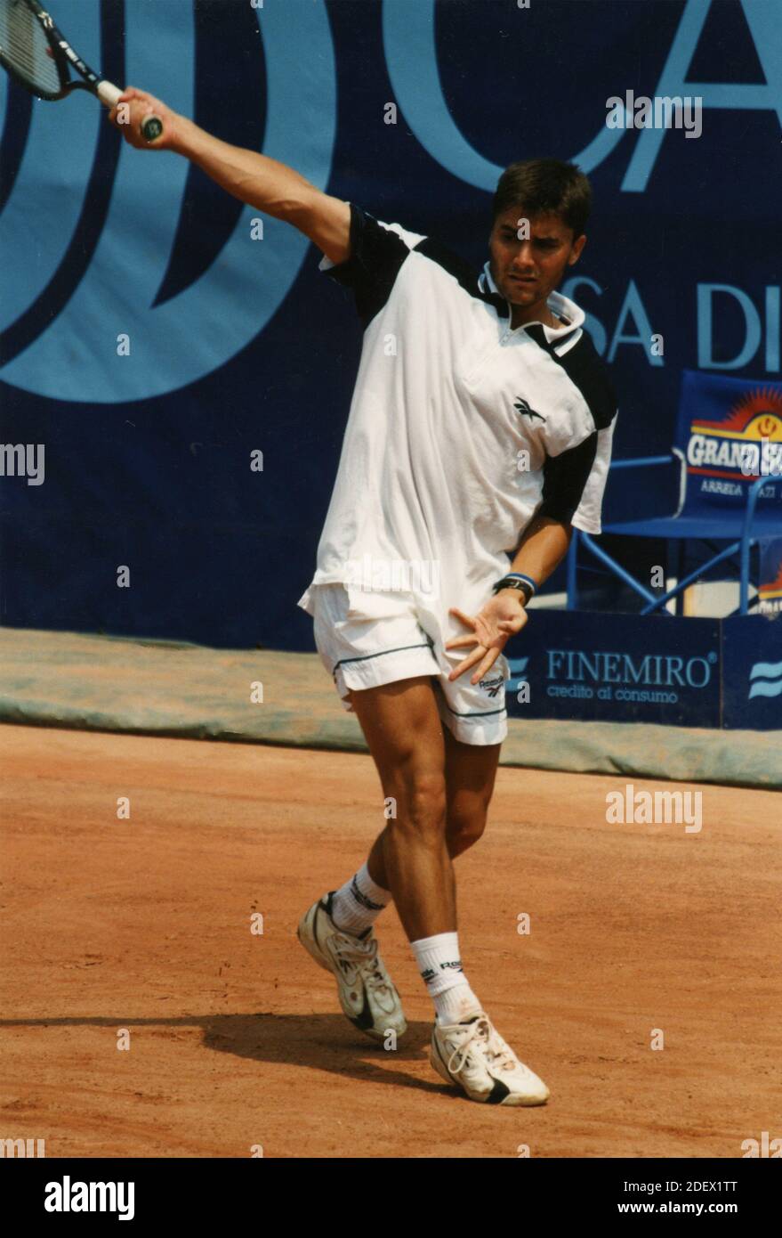 El tenista español Jacobo Díaz, 1996 Foto de stock