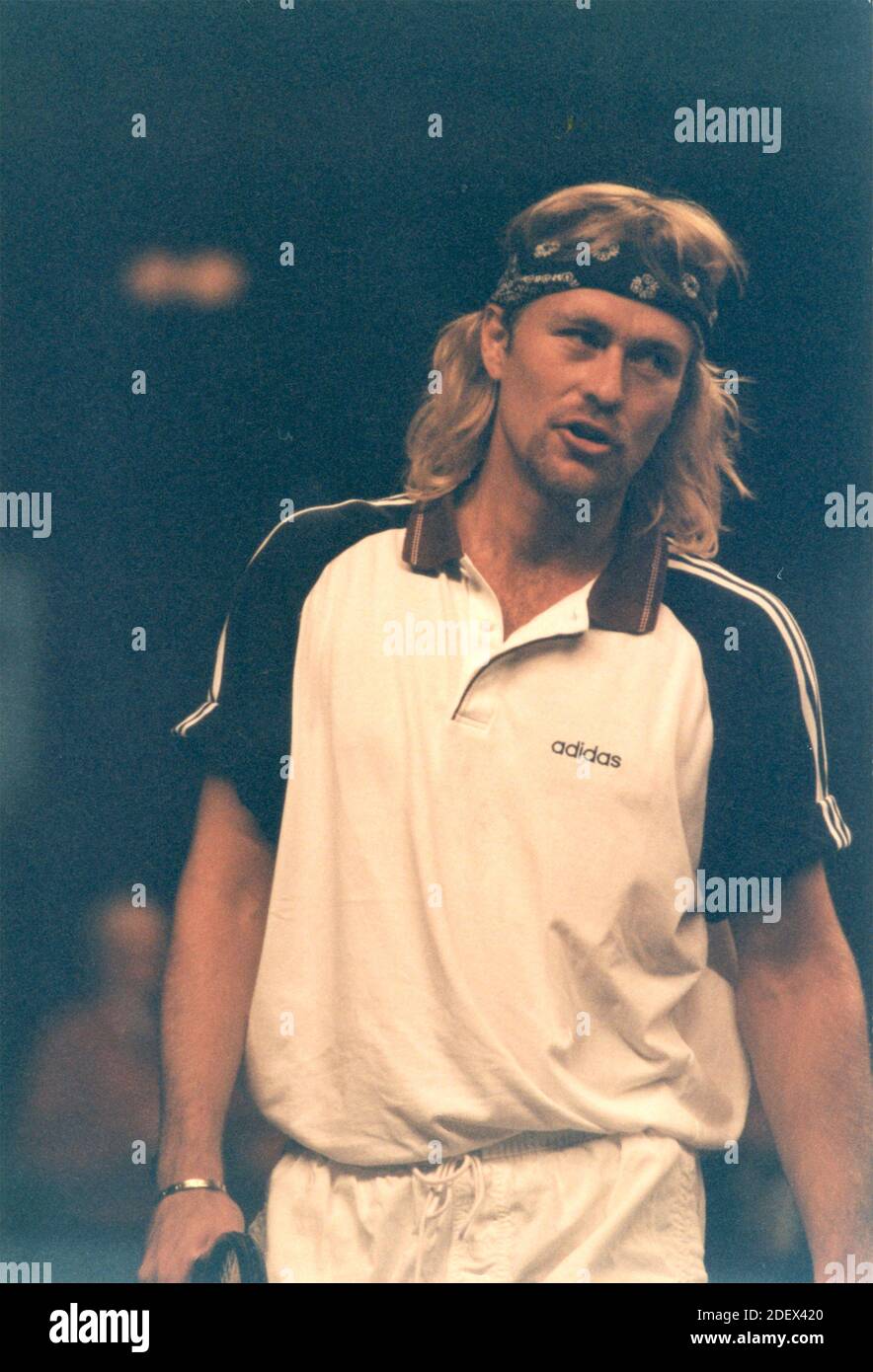 Jugador de tenis sudafricano Gary Muller, 1995 Foto de stock