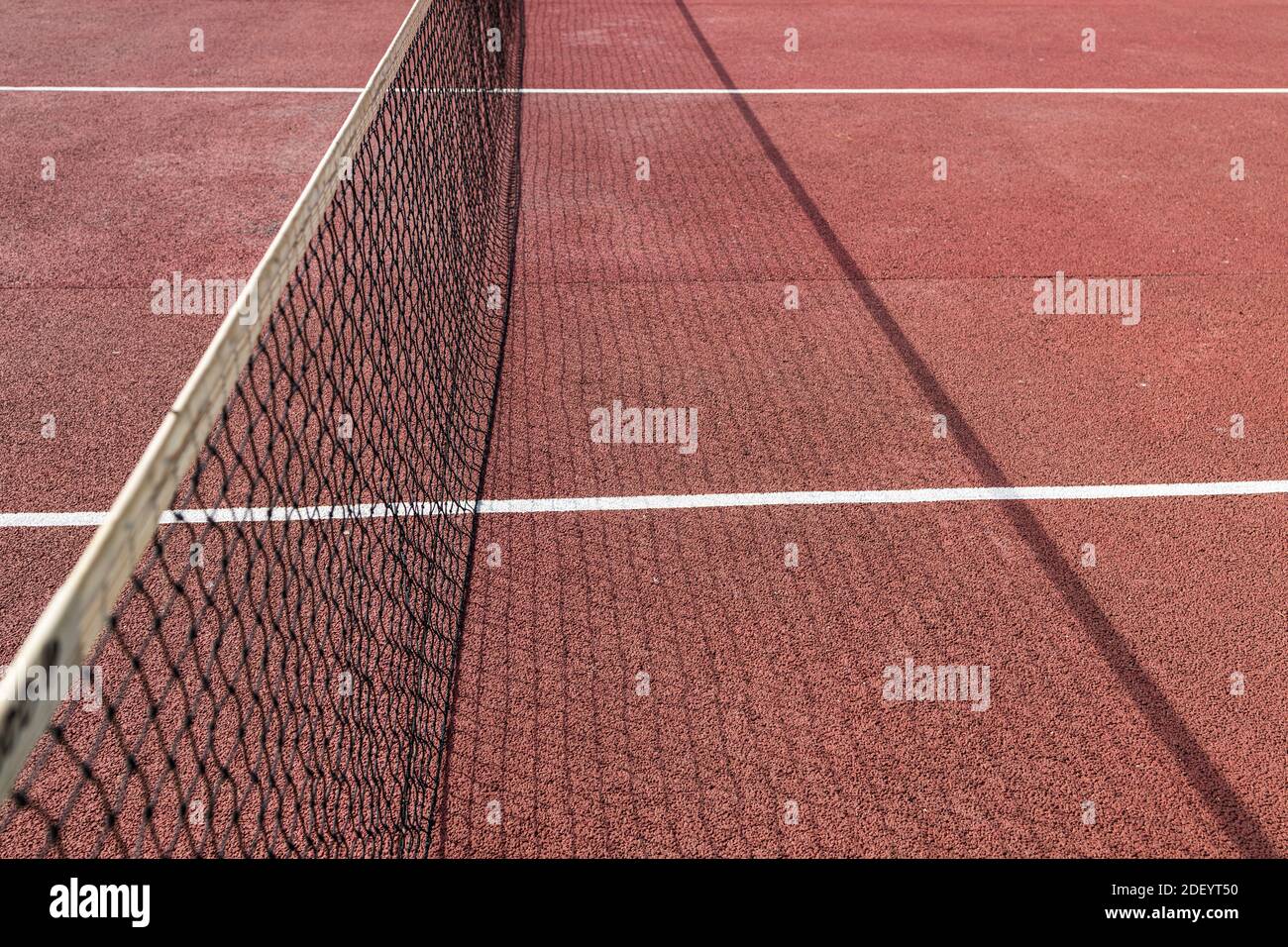 Detalle abstracto de una pista dura, pistas de tenis en Costa Adeje, Tenerife, Islas Canarias, España Foto de stock