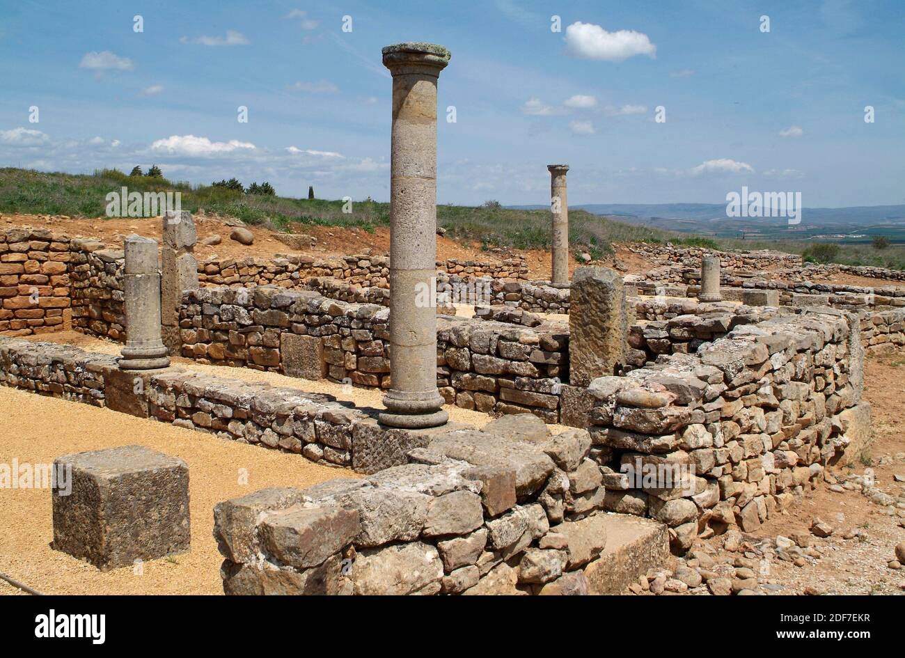 Numancia es una antigua población celtiberiana. Restos romanos. Garray,  provincia de Soria, Castilla y León, España Fotografía de stock - Alamy