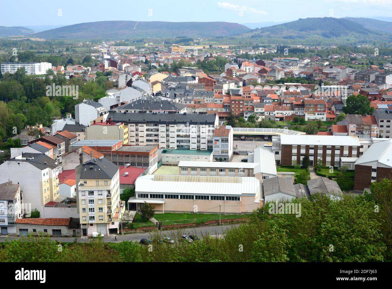 Monforte de Lemos. Provincia de Lugo, Galicia, España. Foto de stock