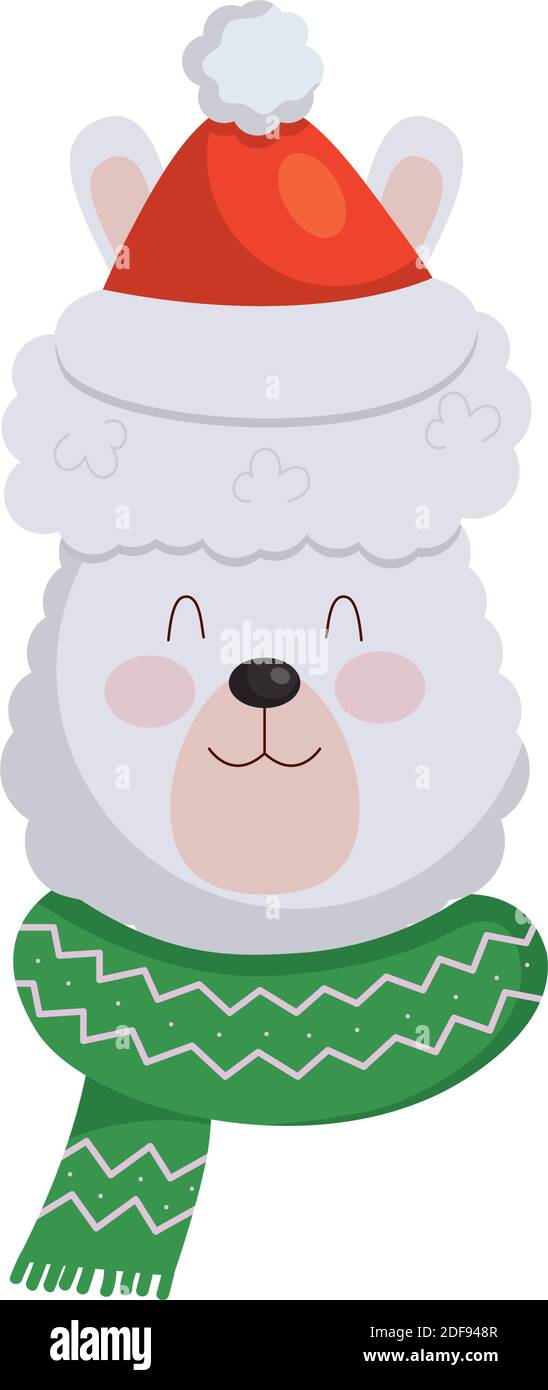 feliz Navidad oso polar diseño de dibujos animados, temporada de invierno y  tema de decoración ilustración vectorial Imagen Vector de stock - Alamy