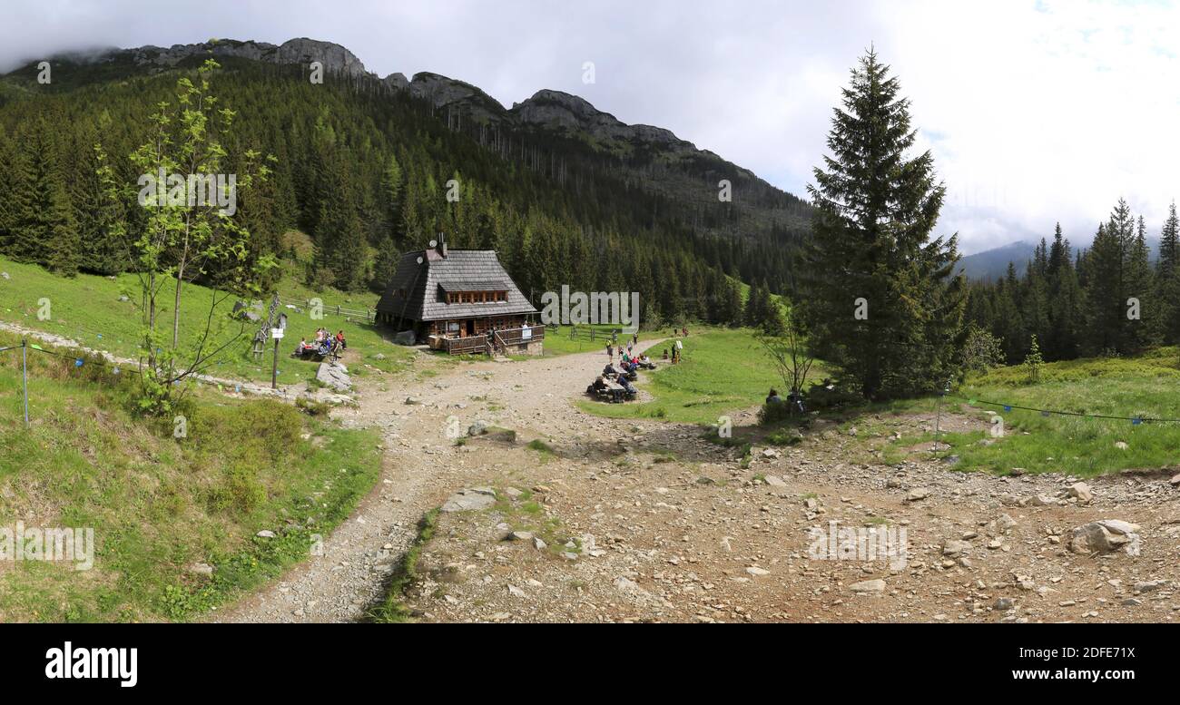 Valle de Kondratowa, Montañas Tatra, Polonia Foto de stock