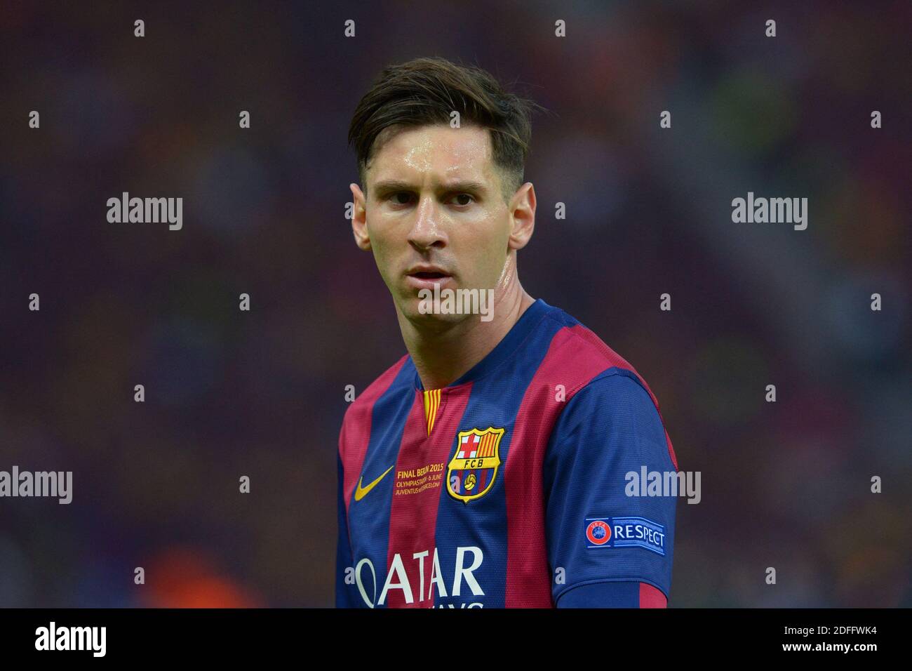 Foto Del Archivo Lionel Messi De Barcelona Durante El Partido De Futbol De La Final De La Liga De Campeones Barcelona Vs Juventus En Berlin Alemania El 6 De Junio De