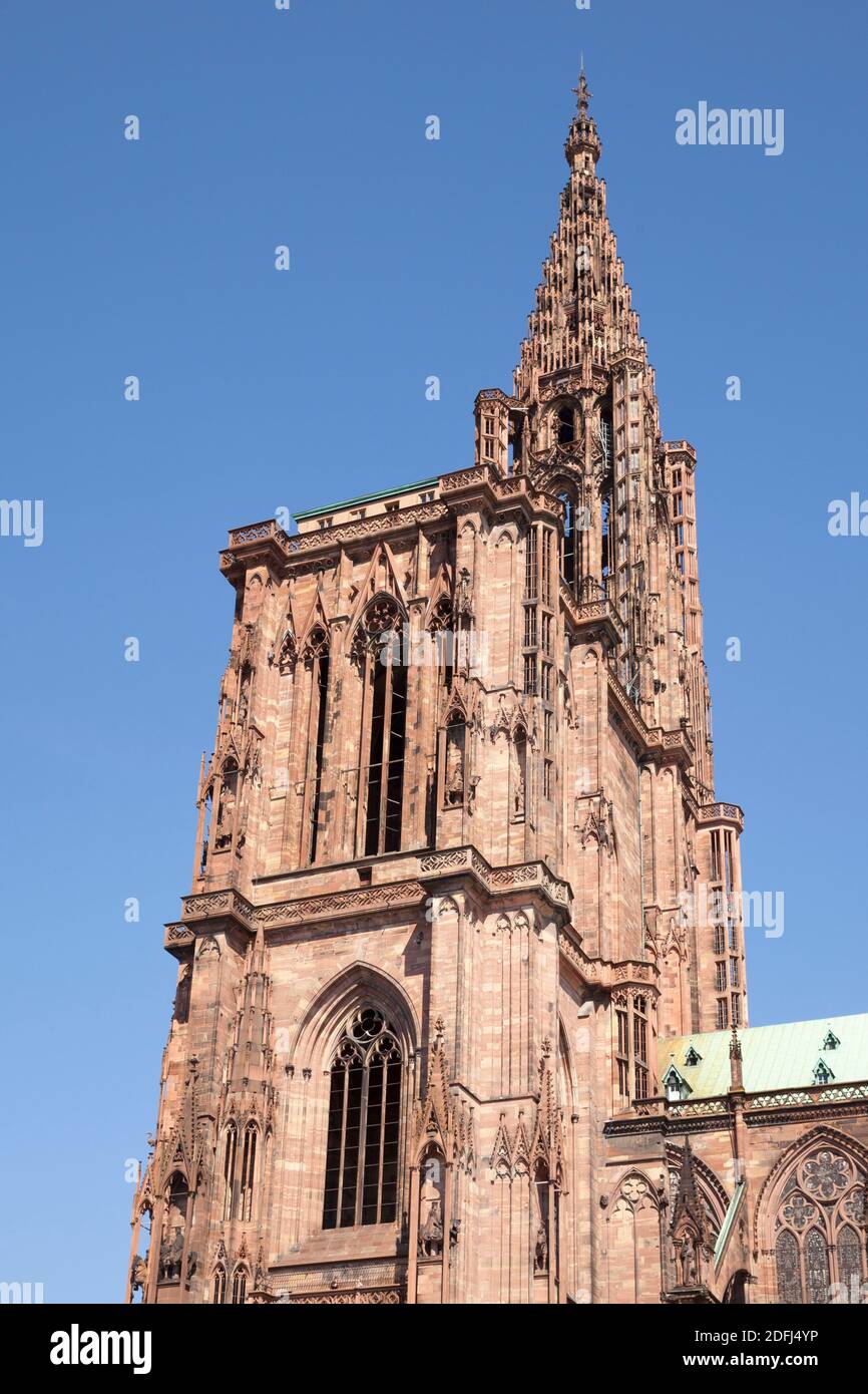 Catedral de Estrasburgo, Alsacia, Francia, Europa Foto de stock