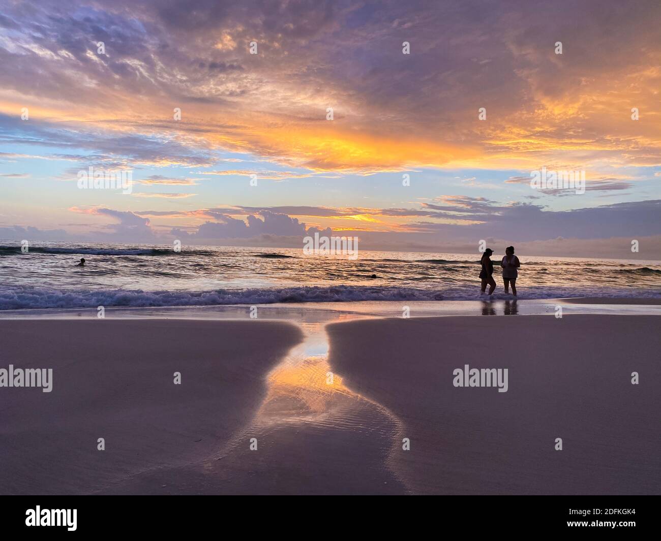 Playa de Florida Foto de stock