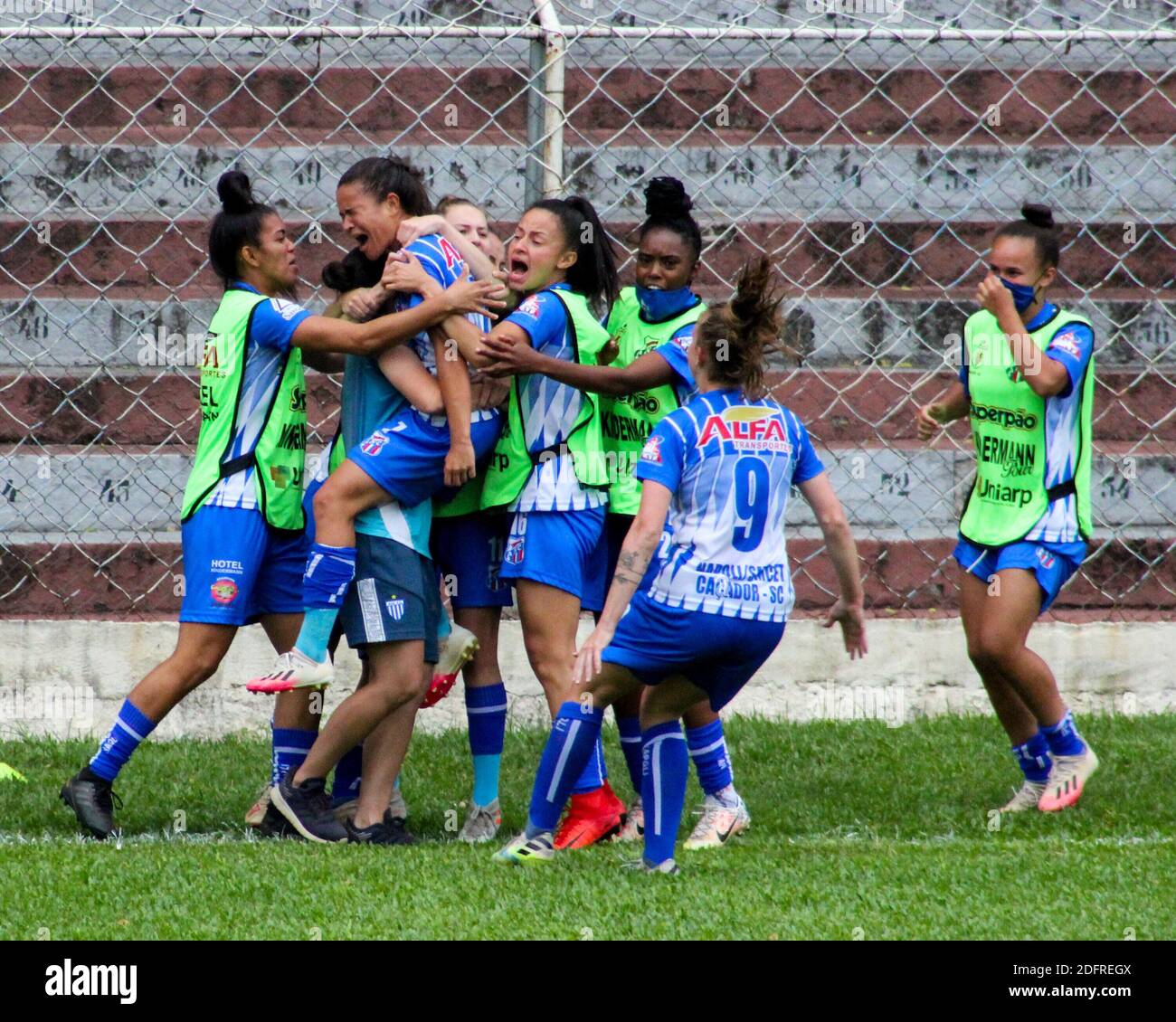Sao Paulo, Sao Paulo, Brasil. 6 de diciembre de 2020. (SPO) Liga de fútbol femenino segunda división. 6 de diciembre de 2020, Sao Paulo, de fútbol entre la