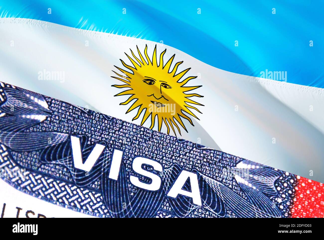 Sellos de pasaporte de visa argentina fotografías e imágenes de alta