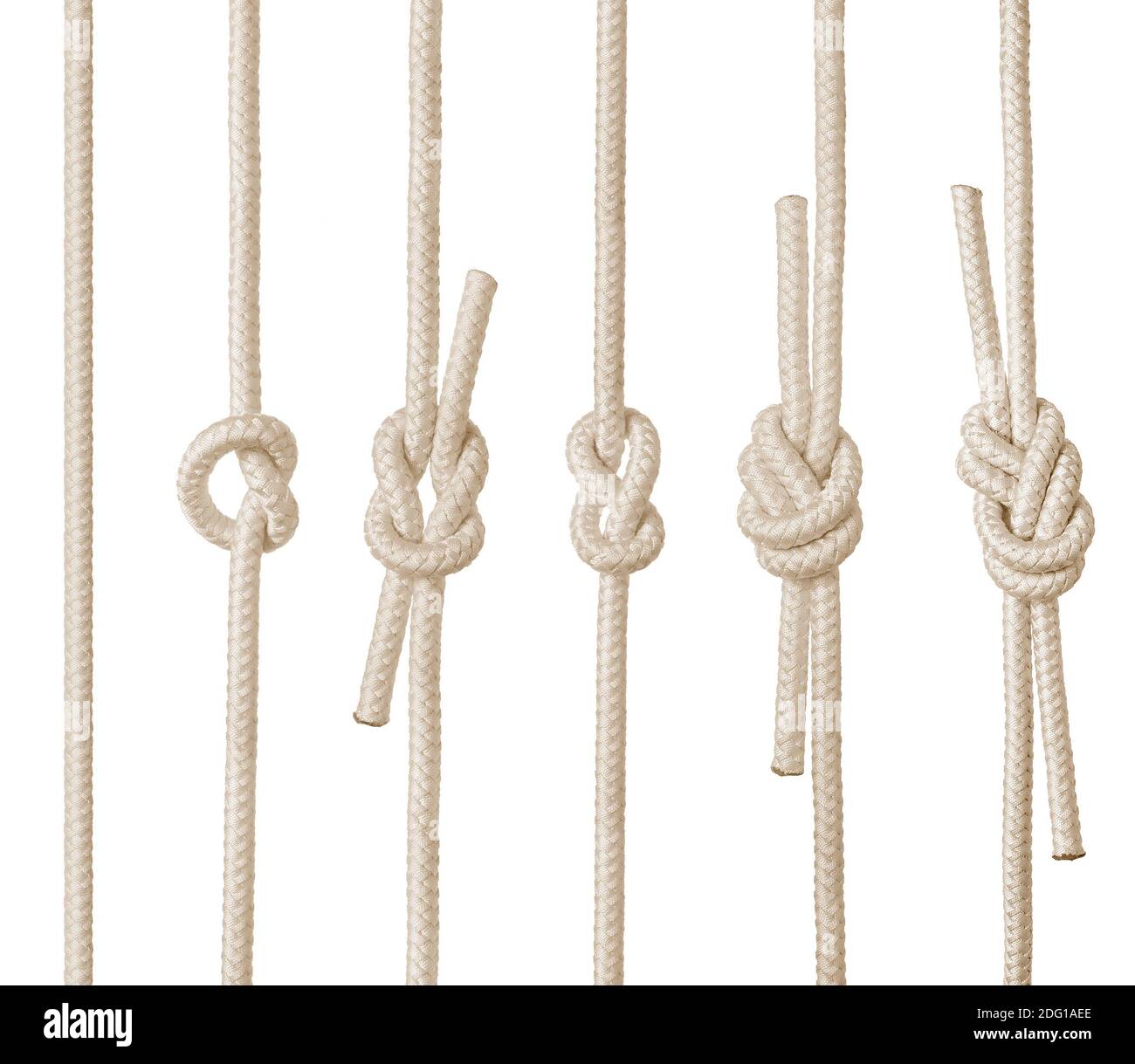 Nudos de cuerda Imágenes recortadas de stock - Alamy