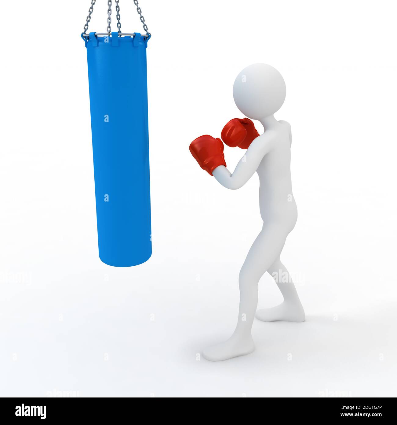 Saco de boxeo blanco sale