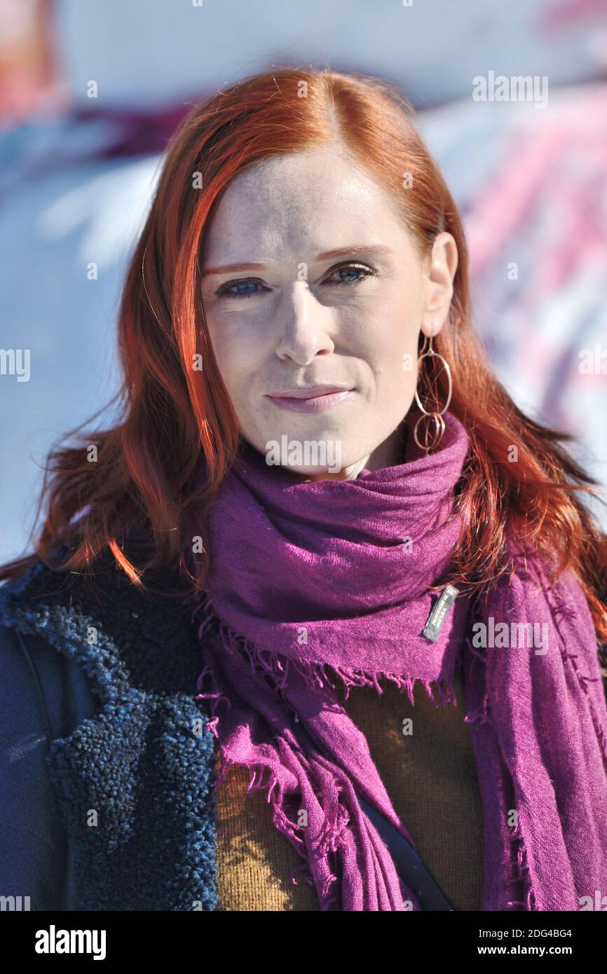 Audrey Fleurot assistent au photocoall du jury lors du 24e Festival Internacional del Cine Fantastique de Gerardmer a Gerardmer, Francia, le Janvier 2017. Foto de Aurore Marechal/ABACAPRESS.COM Fotografía de stock
