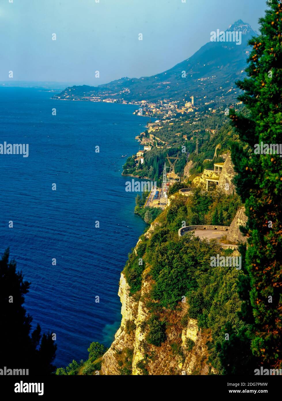 La costa de Amalfi, Italia Foto de stock