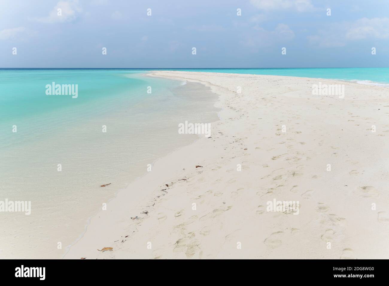 Malediven Strand Urlaub, vacaciones en la playa de Maldivas Foto de stock