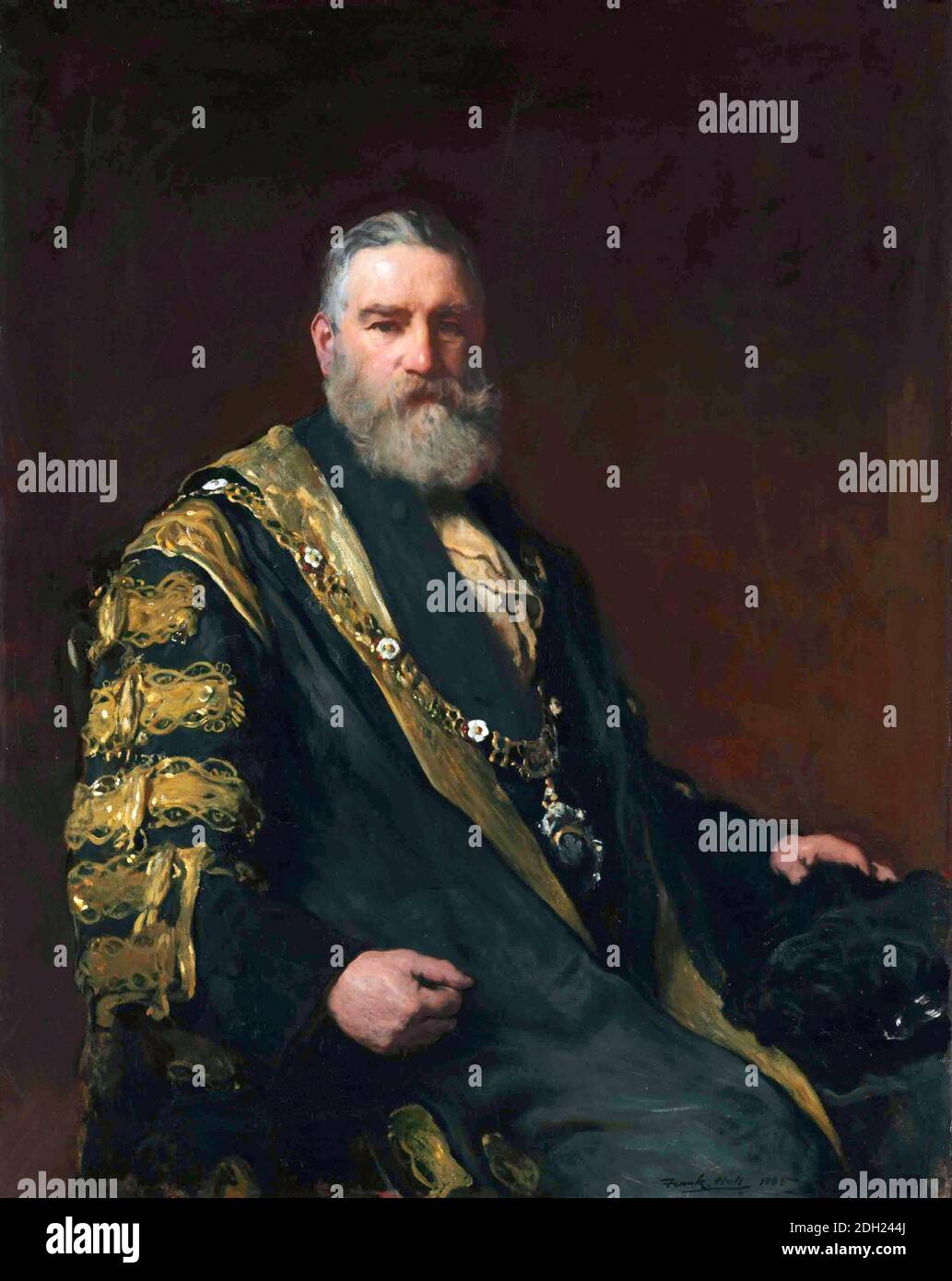 Sir Robert Nicholas Fowler, 1r Baronet, (1828 – 1891) sirvió como Lord Alcalde de Londres Foto de stock