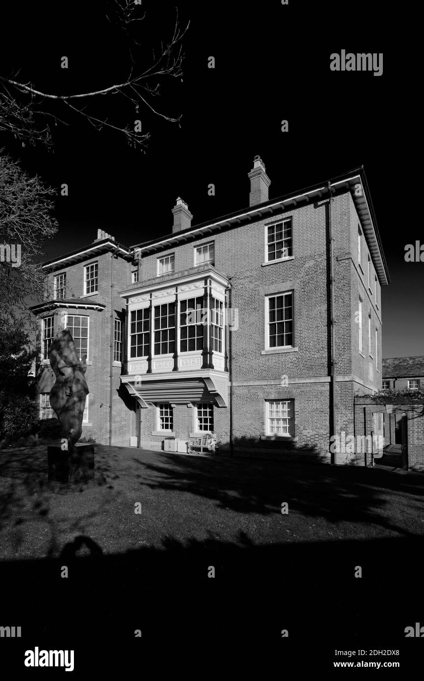 The Palace House, Horse Racing Museum, Newmarket Town, Suffolk, Inglaterra, Reino Unido Foto de stock