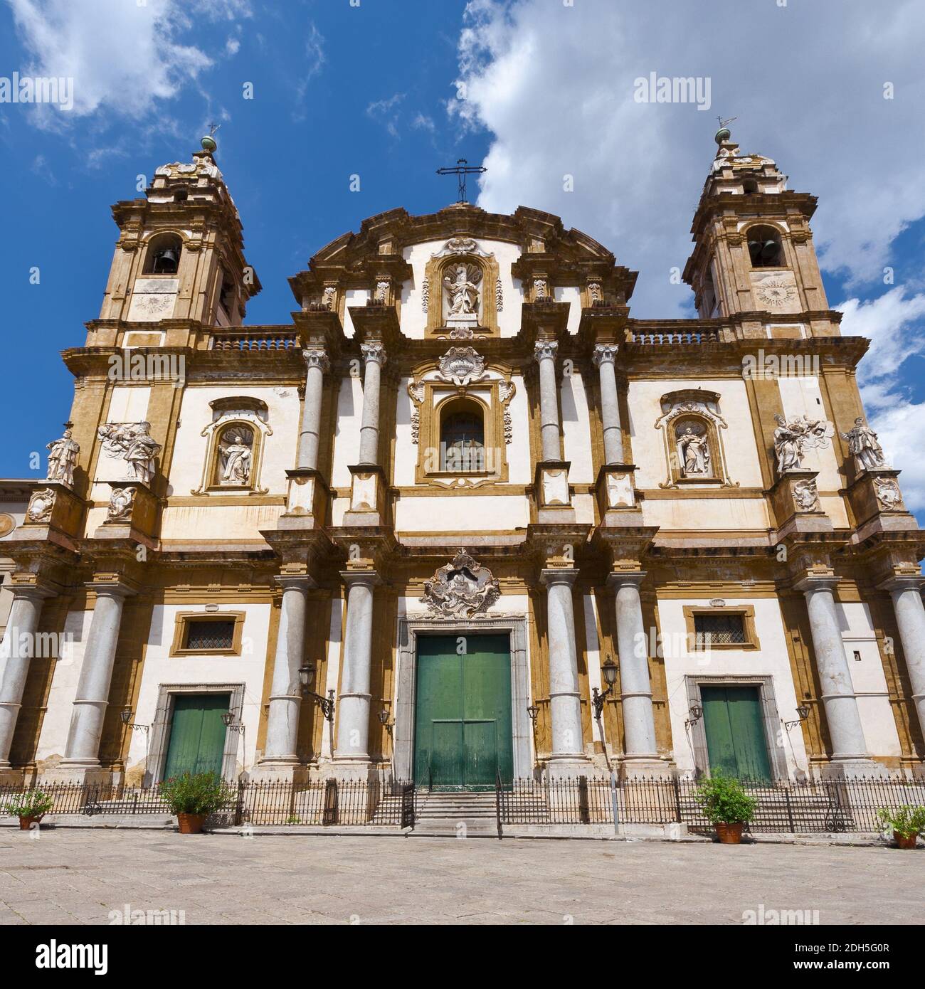 Iglesia en Palermo Foto de stock