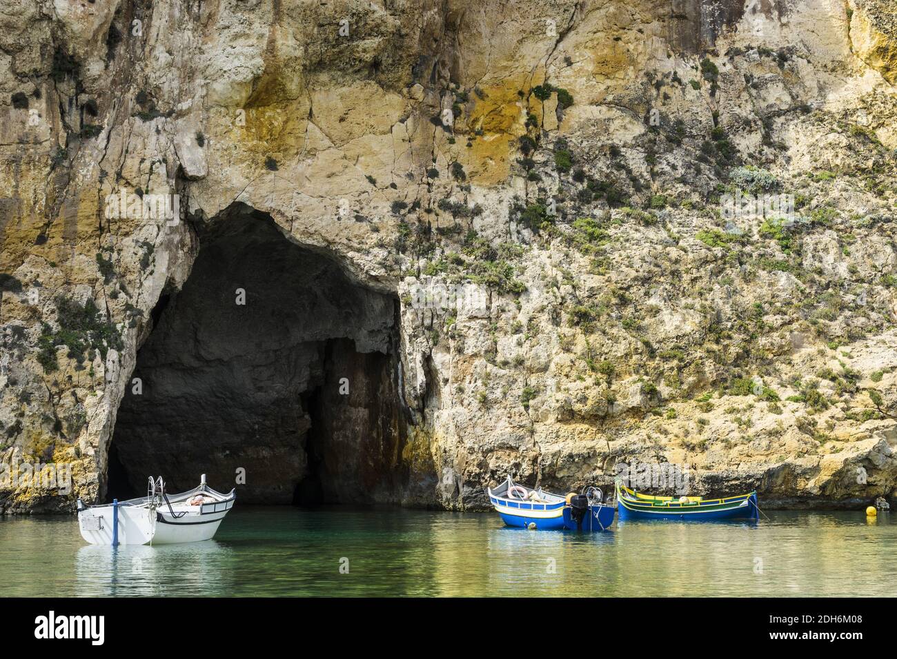 Mar Interior en la isla de Gozo Foto de stock