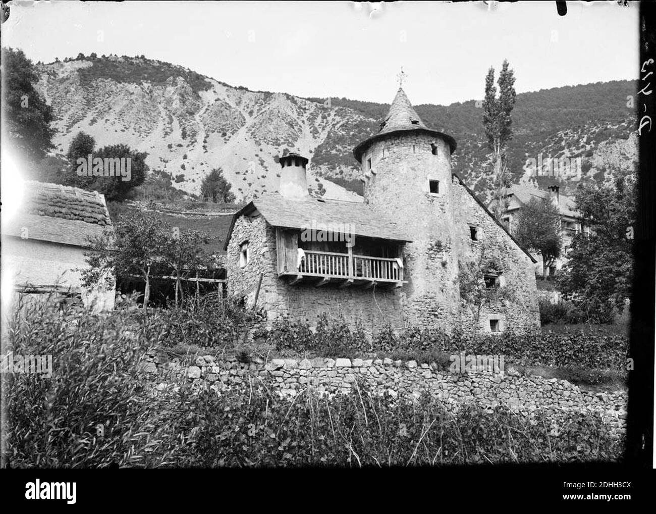 La casa Guixé de Señés. Foto de stock