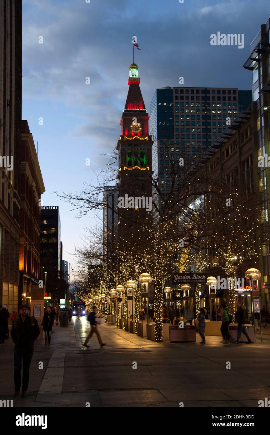 16th street mall fotografías e imágenes de alta resolución - Alamy