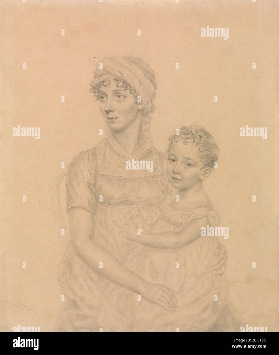 Lady Wigram Con Su Hijo William Pitt Wigram John Smart 1741 1811 Britanico Sin Fecha Lavado De Grafito Y Beige En Papel Mediano Suave Crema De La Paloma Hoja 6 5 16 5