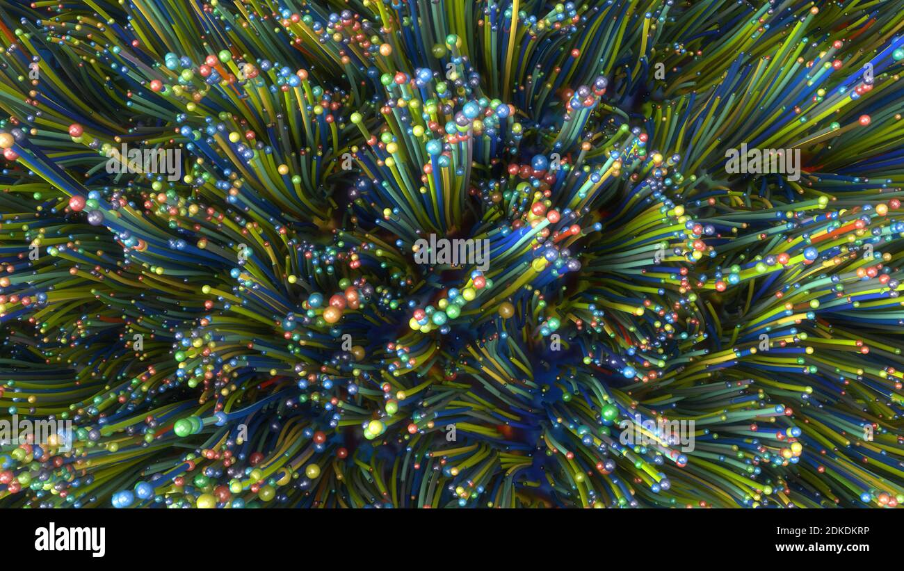 renderizar en 3d. Ilustración de fondo de color abstracto Foto de stock