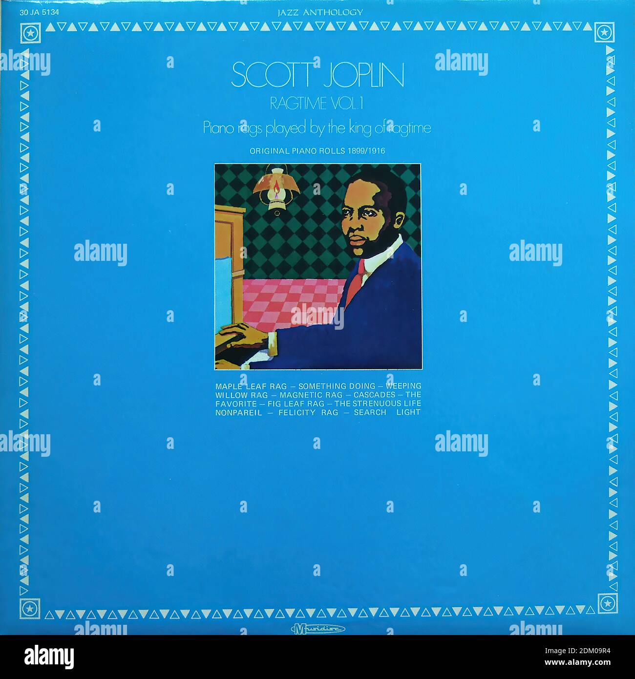 Scott Joplin - Ragtime vol.1 - Piano Rags interpretado por The King of  Ragtime, original Piano Rolls 1899 1916 - Jazz Anthology 30 JA 5134 -  Vintage vinilo album cover Fotografía de stock - Alamy
