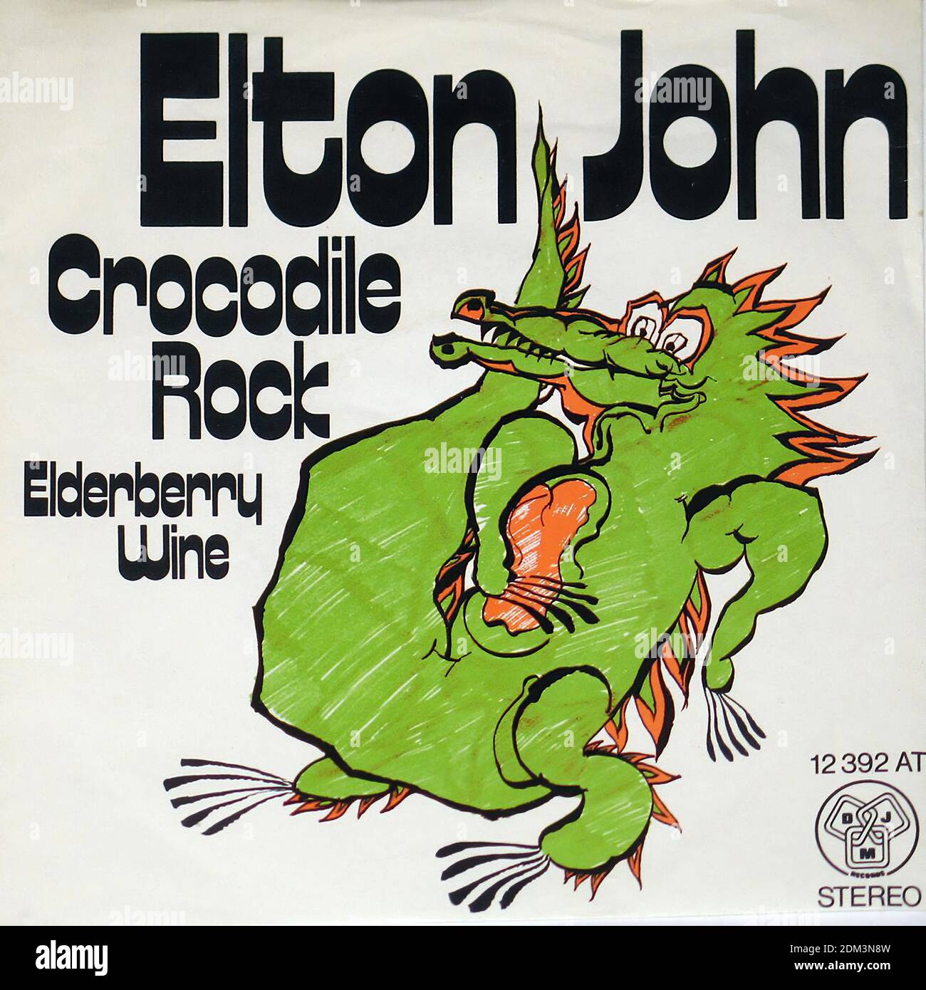 ELTON JOHN CROCODILE ROCK VINO DE ARÁNDANOS - VINTAGE VINYL Cubierta de  registro Fotografía de stock - Alamy