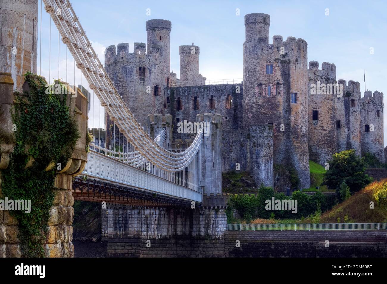 Conwy Castle, Conwy, Gales, Reino Unido Foto de stock
