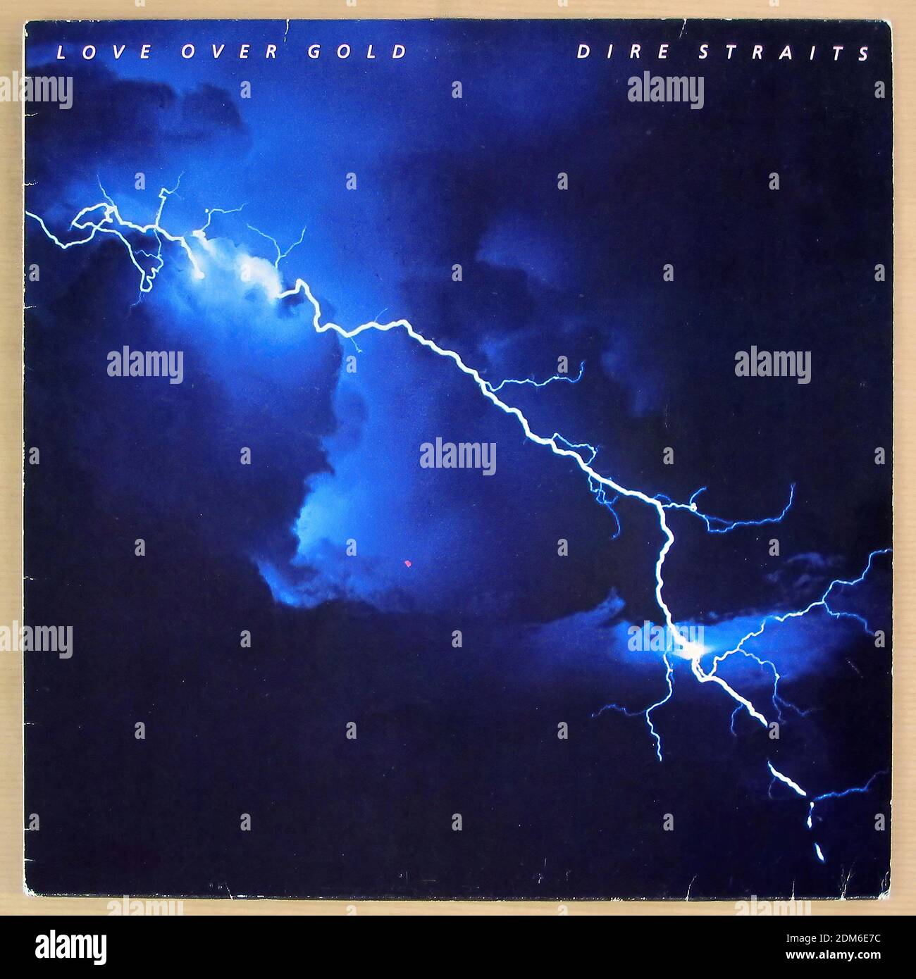 Funre Straits Love Over Gold Grabacion Digital Vintage Vinyl Cubierta De Registro Fotografia De Stock Alamy