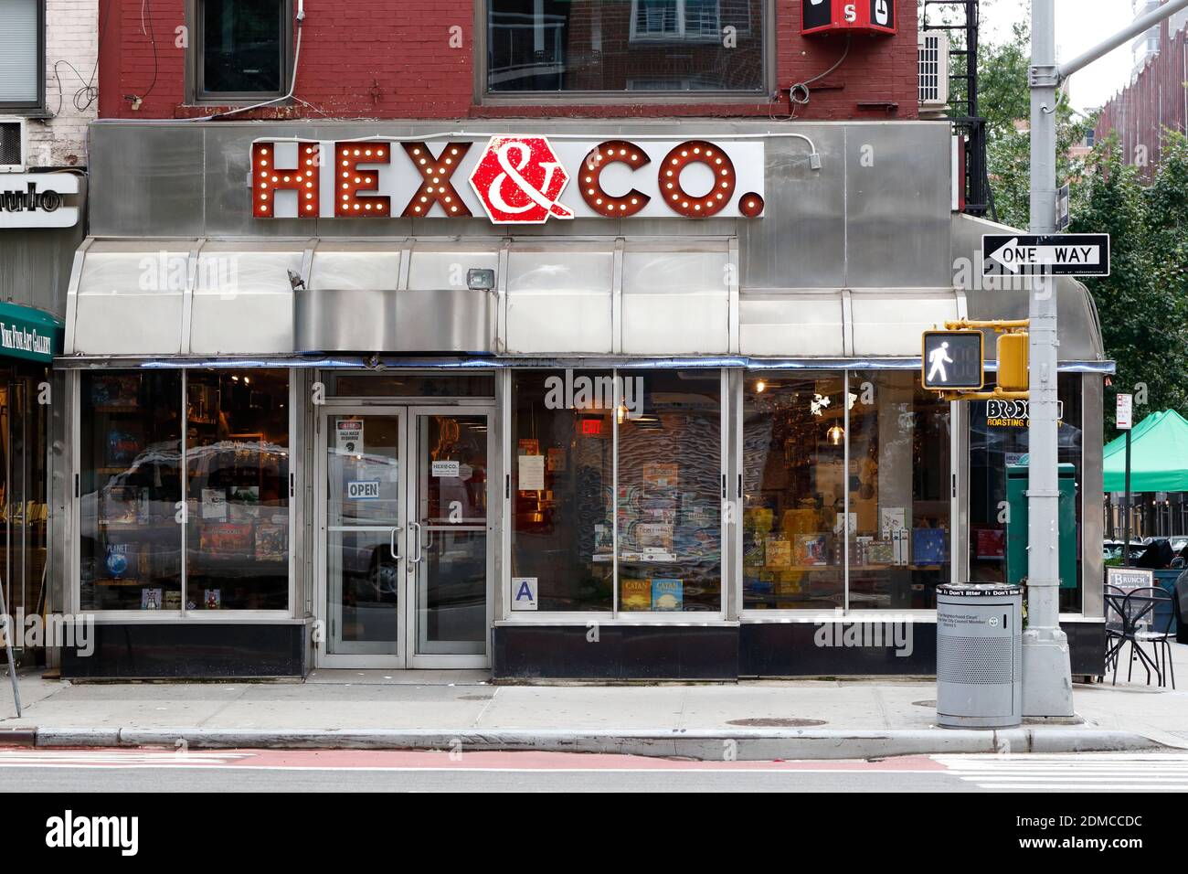 Hex & Company, 1462 First Ave, Nueva York, Nueva York, Nueva York, foto de un café de juegos en el Upper East Side de Manhattan. Foto de stock