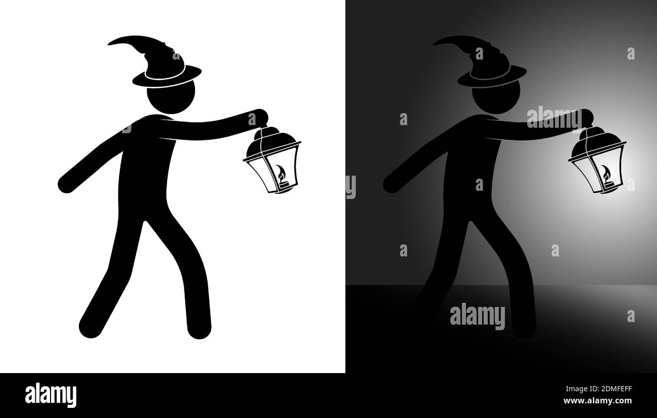 Iluminación de mago Imágenes vectoriales de stock - Alamy
