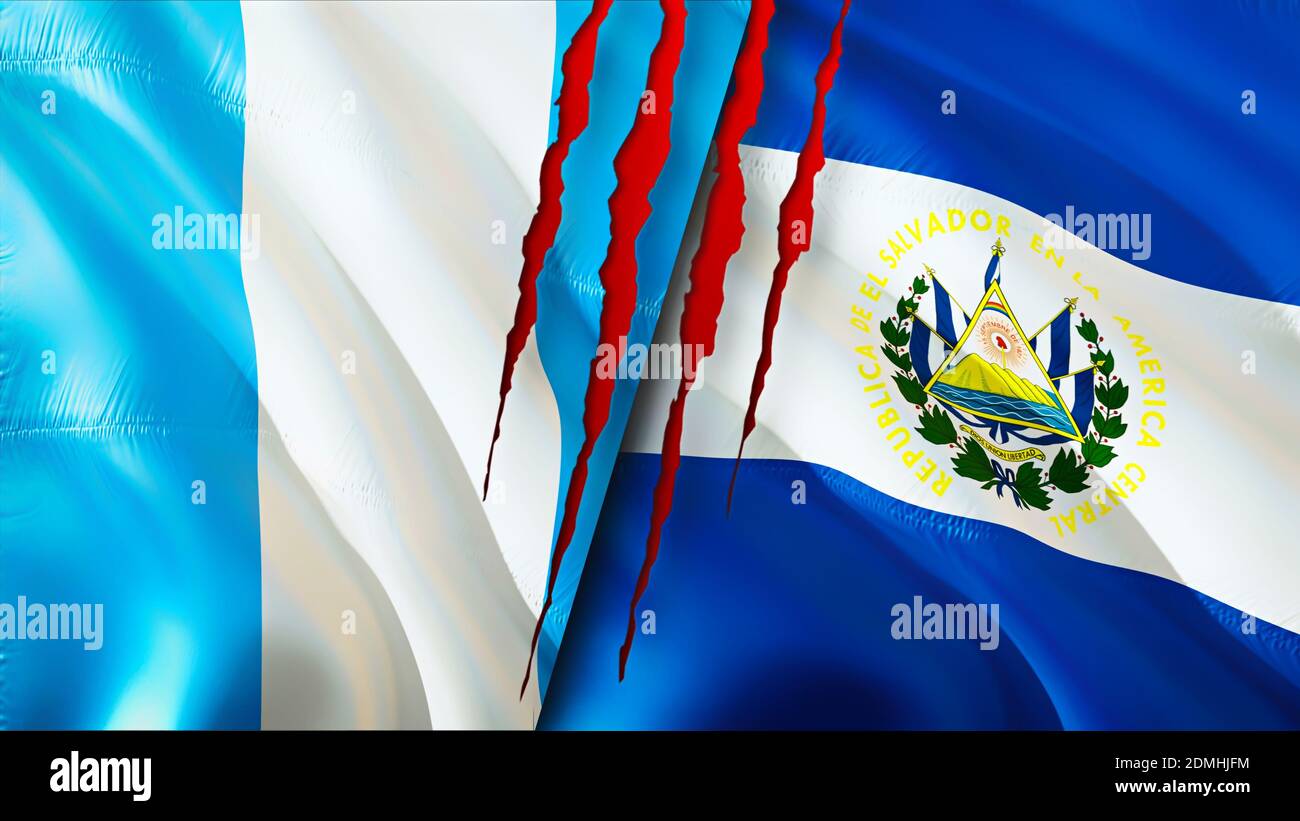 Bandera de guatemala el salvador fotografías e imágenes de alta