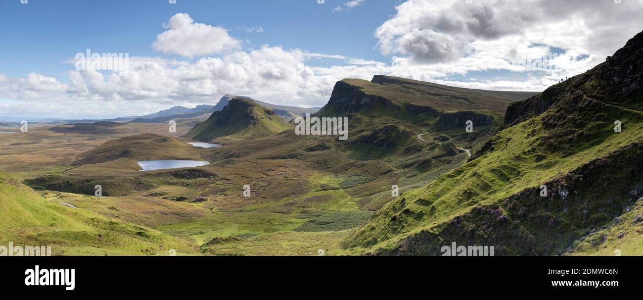 Cordillera de Quiraing, Trotternish, Skye, Escocia Foto de stock