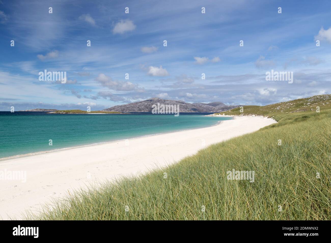 Playa de Traigh Mheilein, Huisinis, Isla de Harris, Escocia Foto de stock
