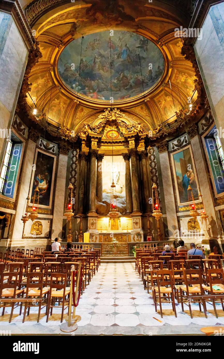 Saint-Sulpice (Iglesia de Saint Sulpice), París Foto de stock