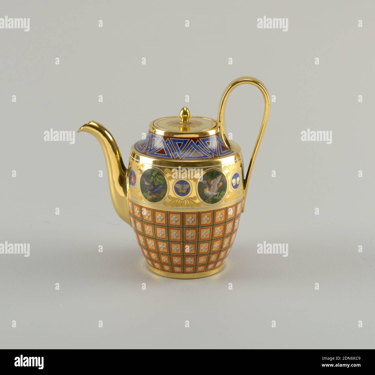 Teapot, de un servicio de desayuno (Théière; Déjeuner Mosaïque