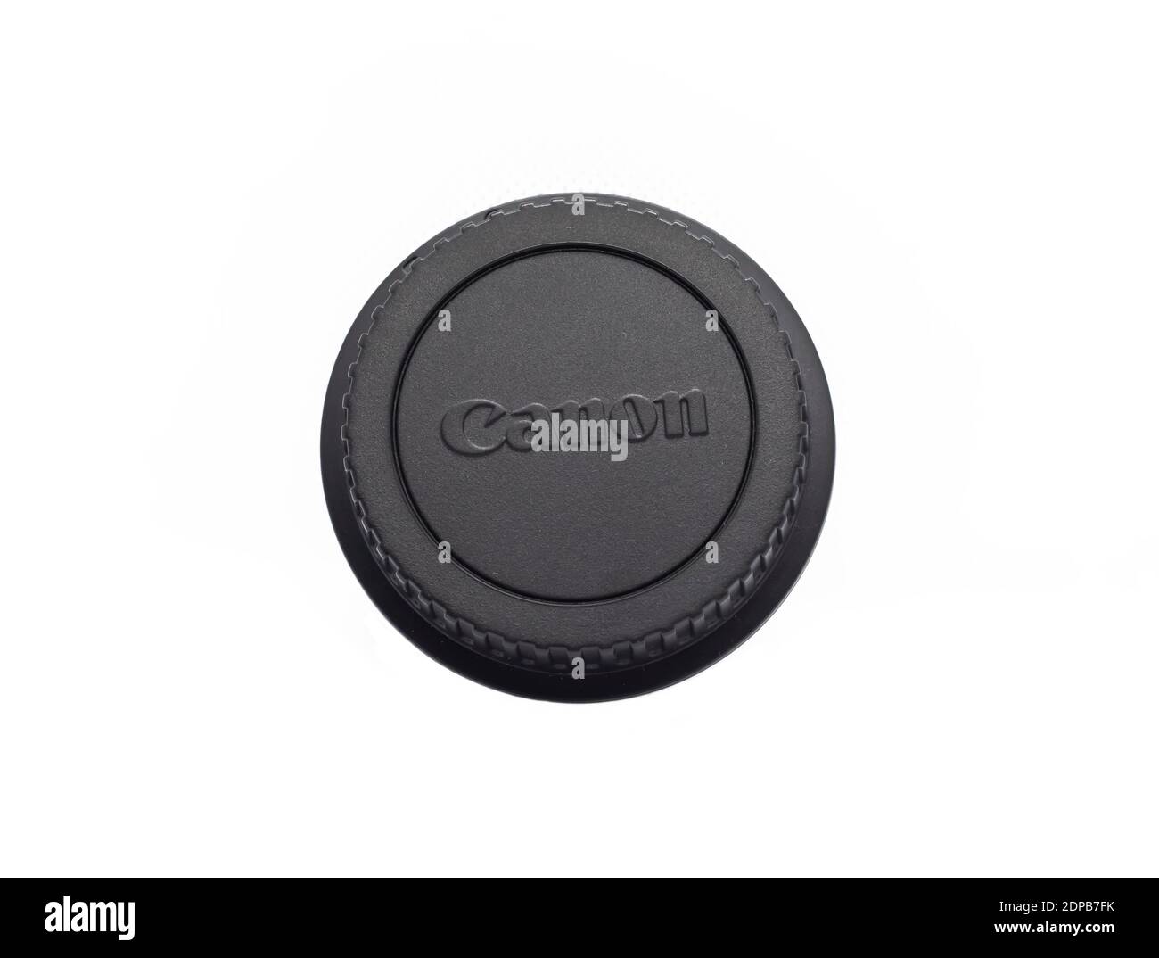 de lente de plástico negro para cámara en blanco Fotografía de stock - Alamy