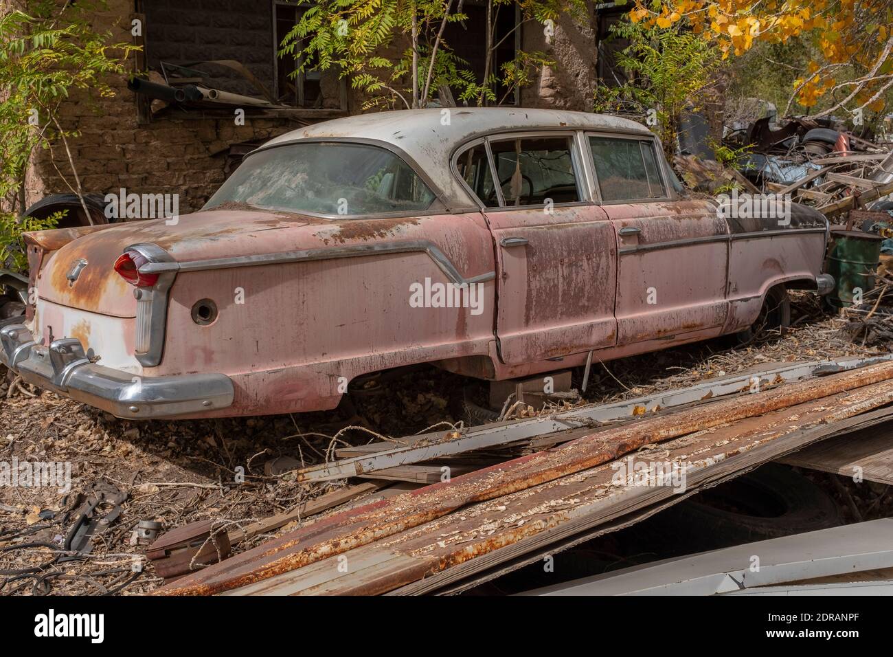 Liquidación de un auto junkyard de Albuquerque, Nuevo México Fotografía