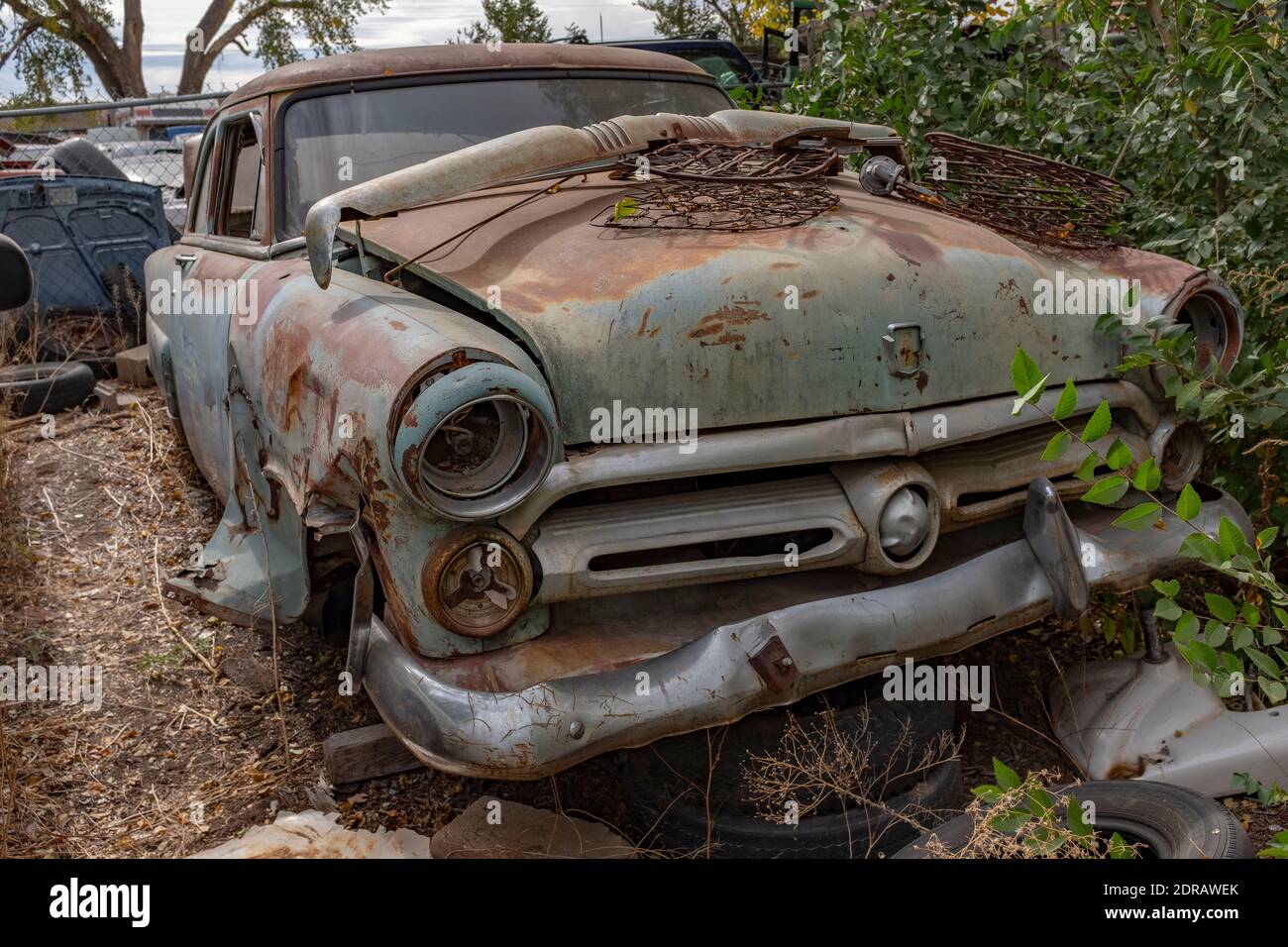 Liquidación de un auto junkyard de Albuquerque, Nuevo México Fotografía