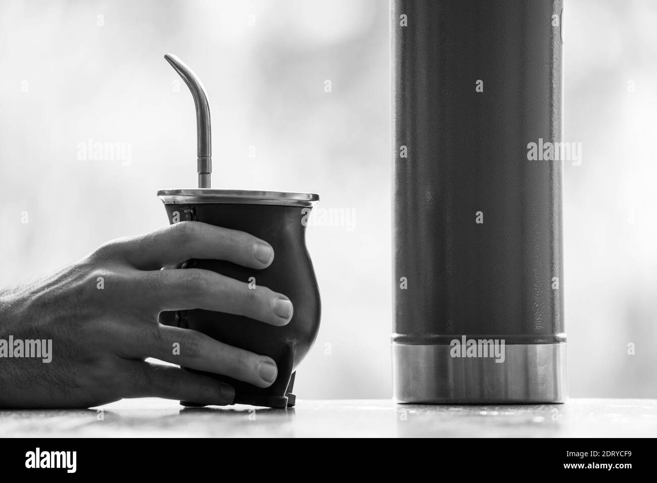 Termo de café Imágenes de stock en blanco y negro - Alamy