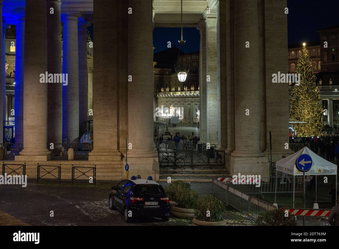 Roma, Italia: Navidad, Plaza de San Pedro. ©Andrea Sabbadini Foto de stock