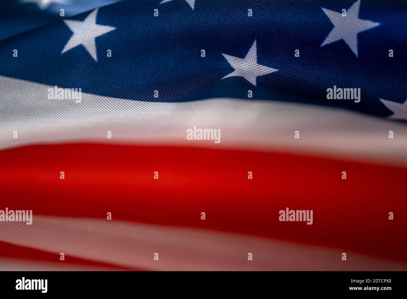 Close-up de bandera americana Foto de stock