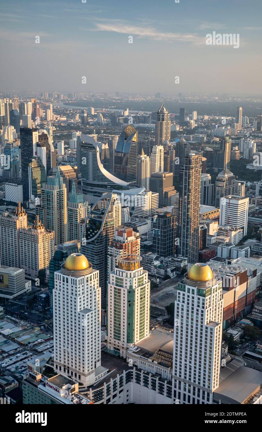 Tailandia, Bangkok City, Down town Bangkok panorama Foto de stock