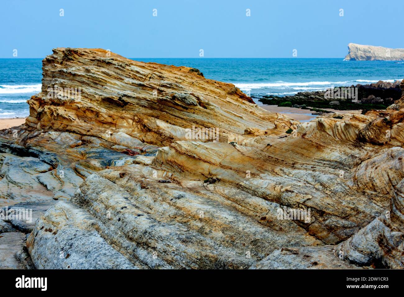 Tierras costeras y oceánicas Foto de stock