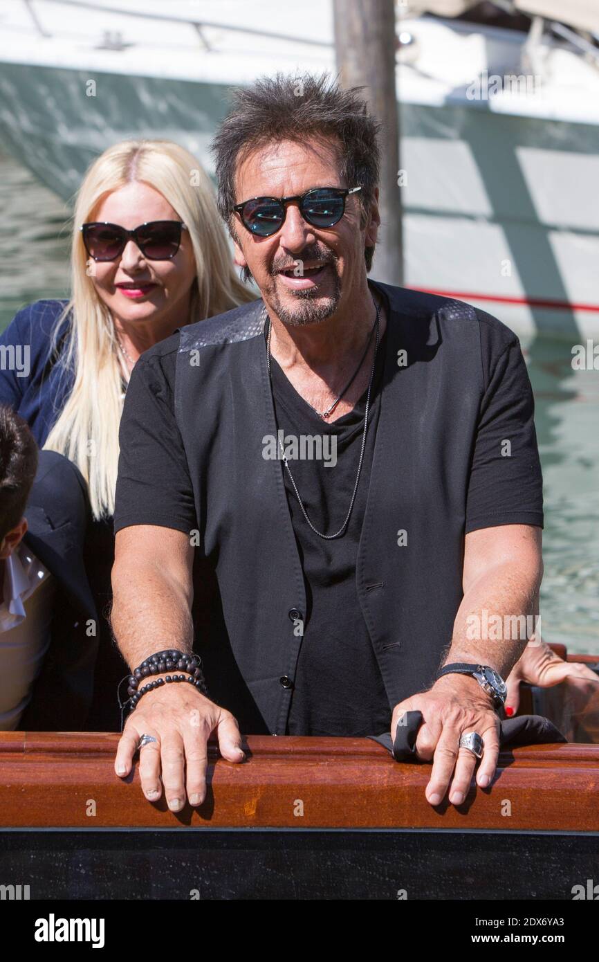 Al Pacino de la película el zumbido llegando al par del Casino durante el Festival de Cine de Venecia 71, Venecia, 30 de agosto de 2014. Foto de Marco Piovanotto /ABACAPRESS.COM Foto de stock