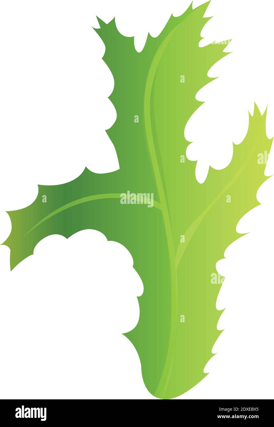 Icono de la planta de Thistle. Dibujos animados de thistle planta vector icono para diseño web aislado sobre fondo blanco Ilustración del Vector