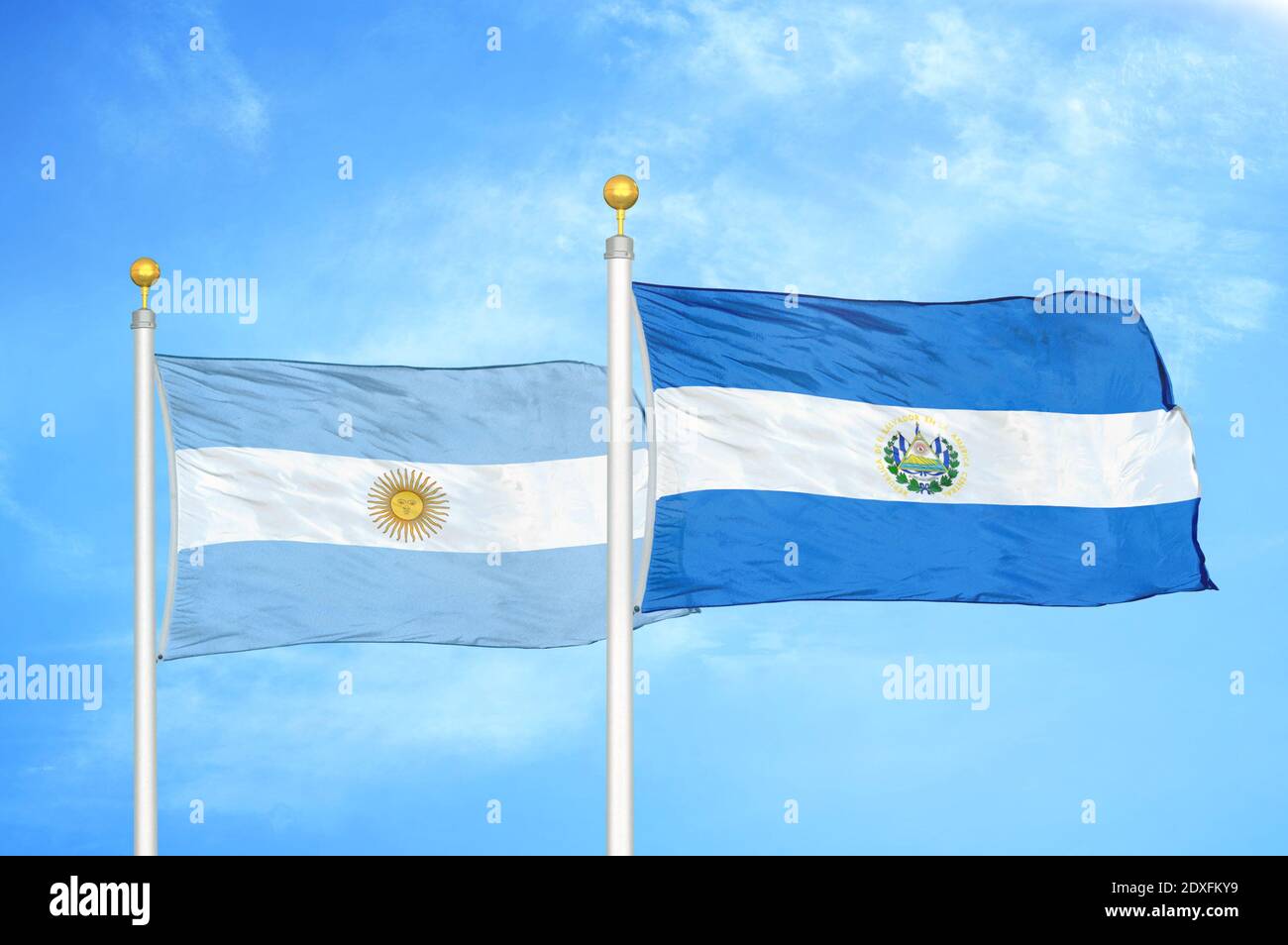 Bandiera argentina el salvador fotografías e imágenes de alta